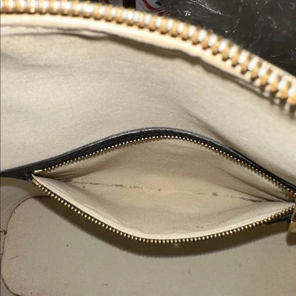 Louis Vuitton Monogram Satchel - Gray and Navy Blue PRE-OWNED. - Picture 11 of 14